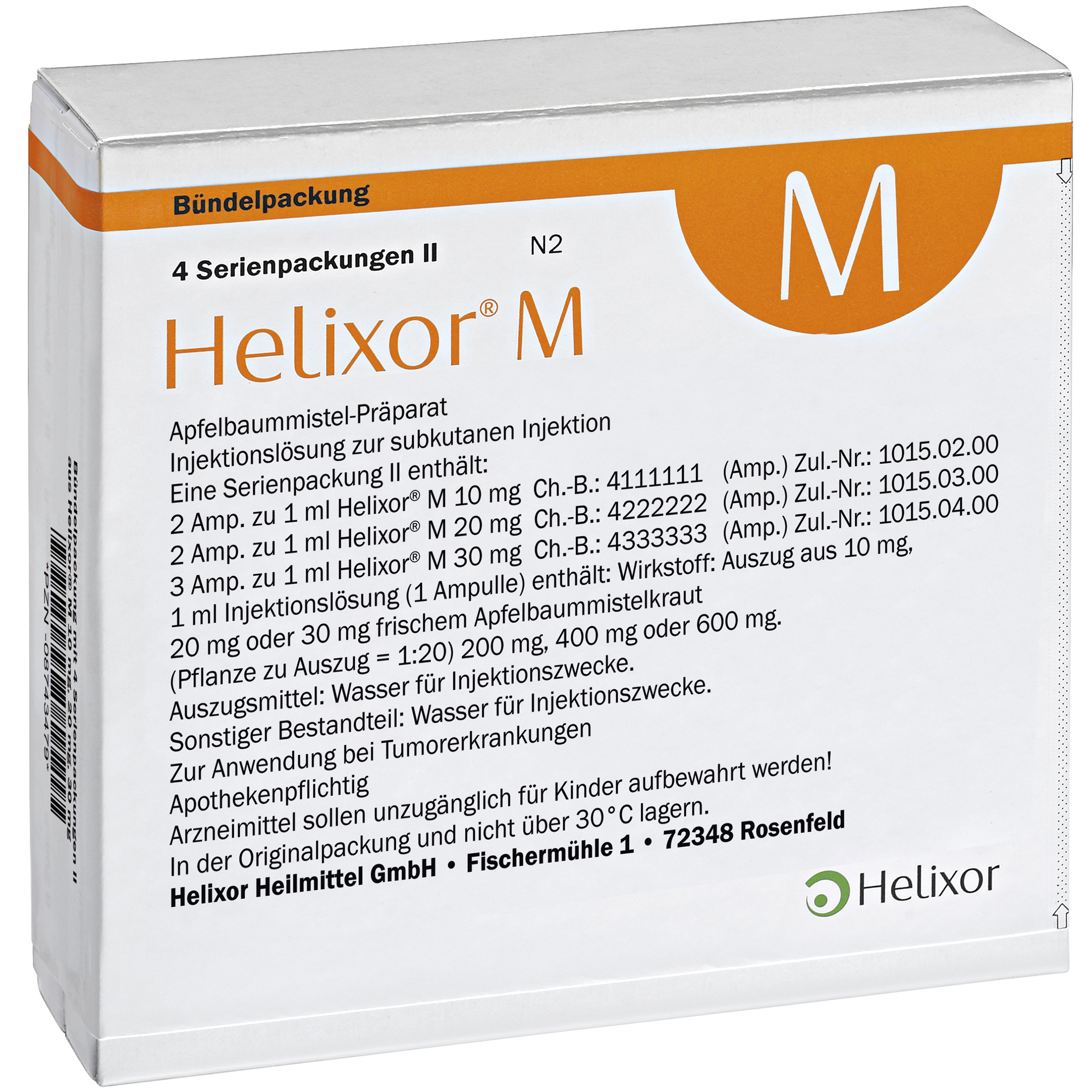 HELIXOR M Serienpackung II Ampullen